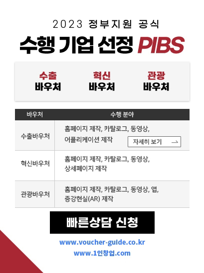 정부지원공식수행기업선정 pibs